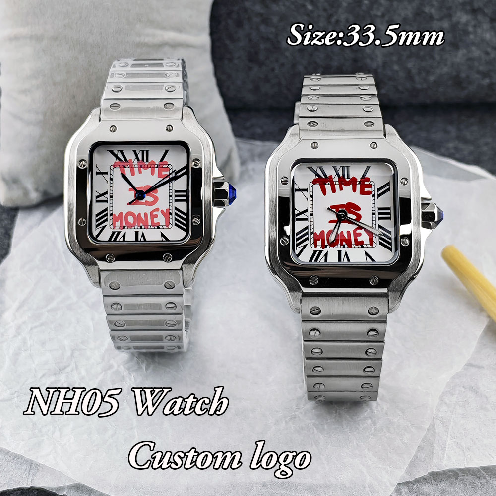 Luxury Watch Logo - Nouvelle montre carrée NH05, montre «