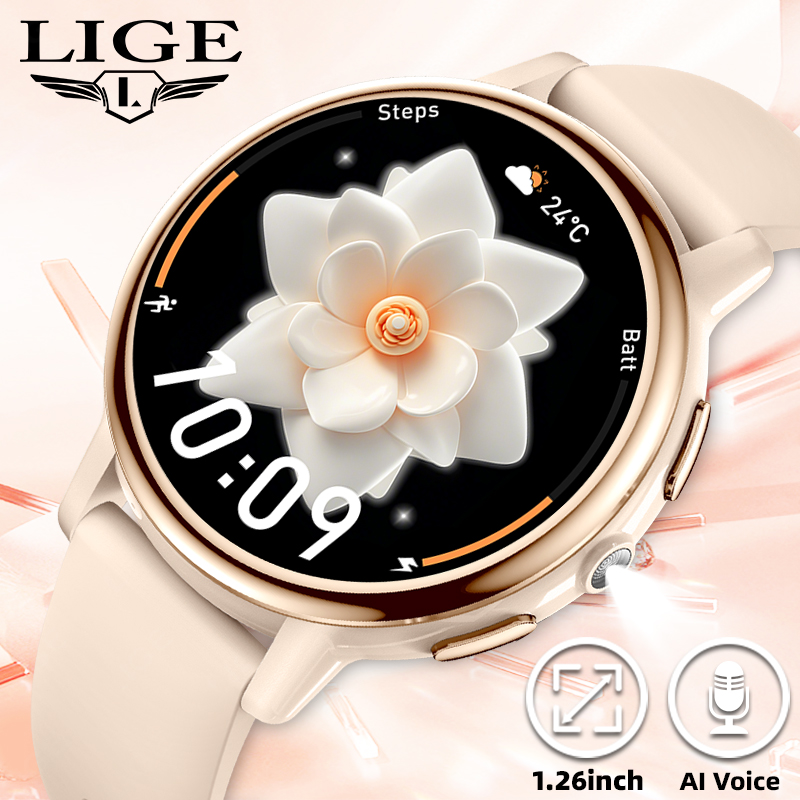 Luxury Watch Hd - Montre connectée LIGE pour femmes 2026,