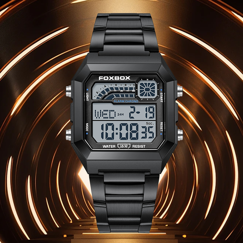 Luxury Watch Hd - Montre homme numérique de luxe FOXBOX,
