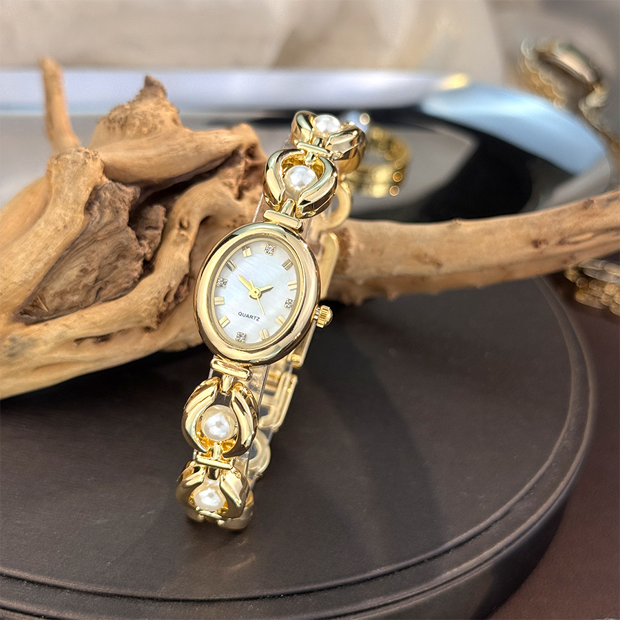 Luxury Watch Vintage - Montre à Quartz ovale élégante pour