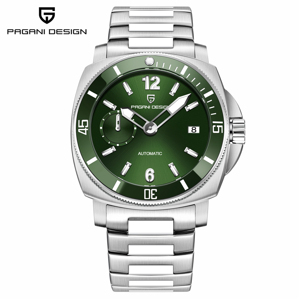 Luxury Watch With Green Dial - Montre pour homme PAGANI DESIGN, montre