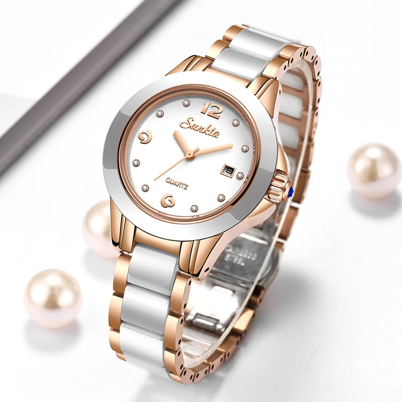 Luxury Watch Usa - Sunkta mode Quartz pour Femme Montre