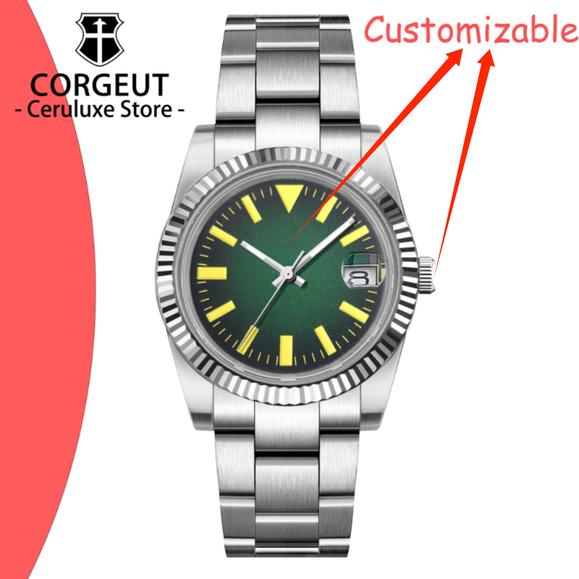 Luxury Watch Logo - Montres mécaniques automatiques pour hommes avec
