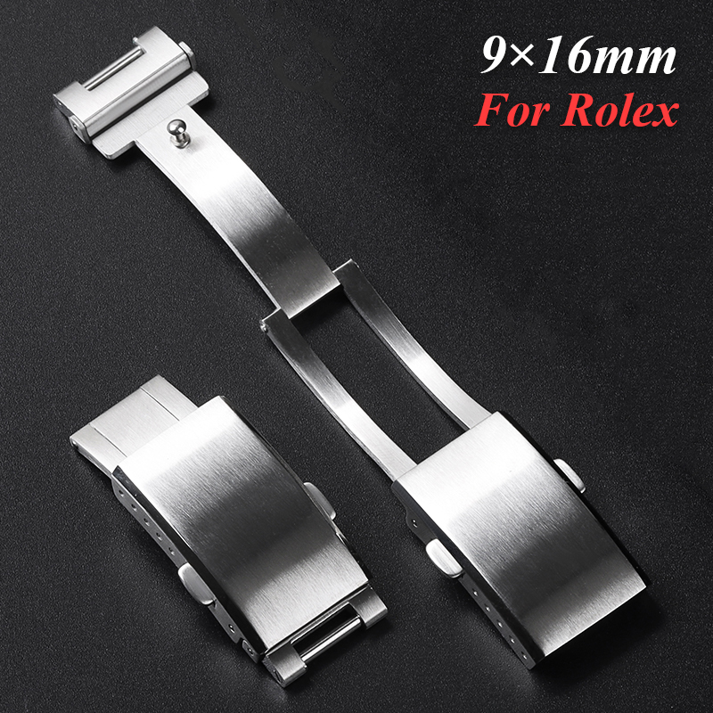 Luxury Watch Logo - Fermoir de montre en acier inoxydable