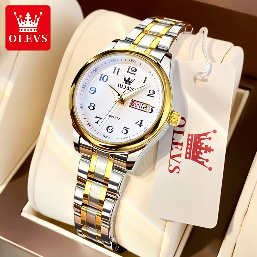Luxury Watch Logo - OLEVS 5567 montre à Quartz de