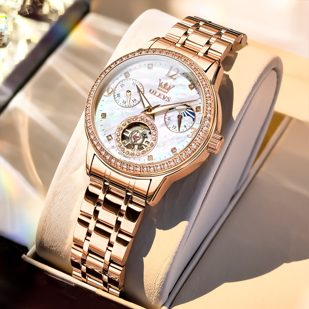 Luxury Watch Usa - OLEVS – montre-bracelet automatique en acier