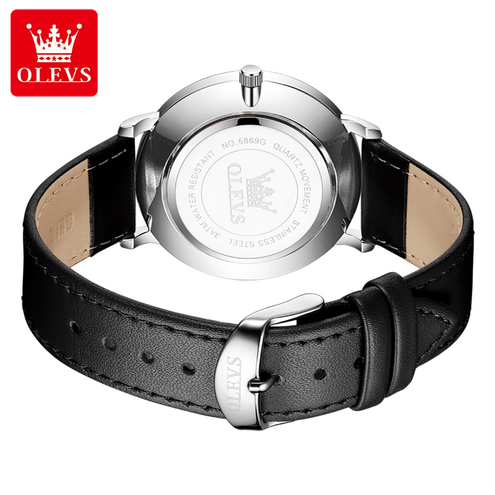 OLEVS Ultra mince 6.5mm haut O - Luxury Watch Sale avis et prix
