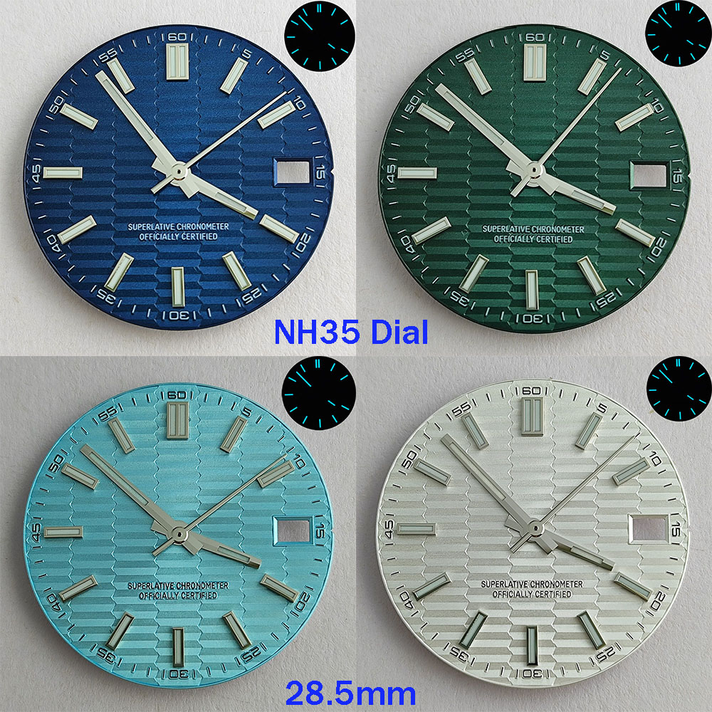 Cadran NH35 28.5mm, aiguilles  - Luxury Watch With Green Dial avis et prix
