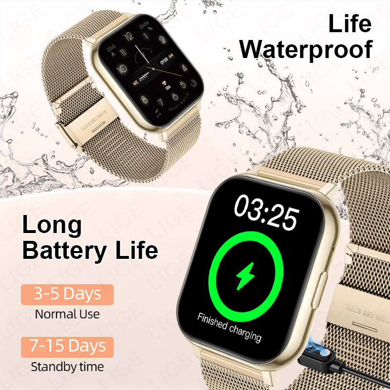 Montre connectée LIGE 2026, té - Luxury Watch Hd avis et prix
