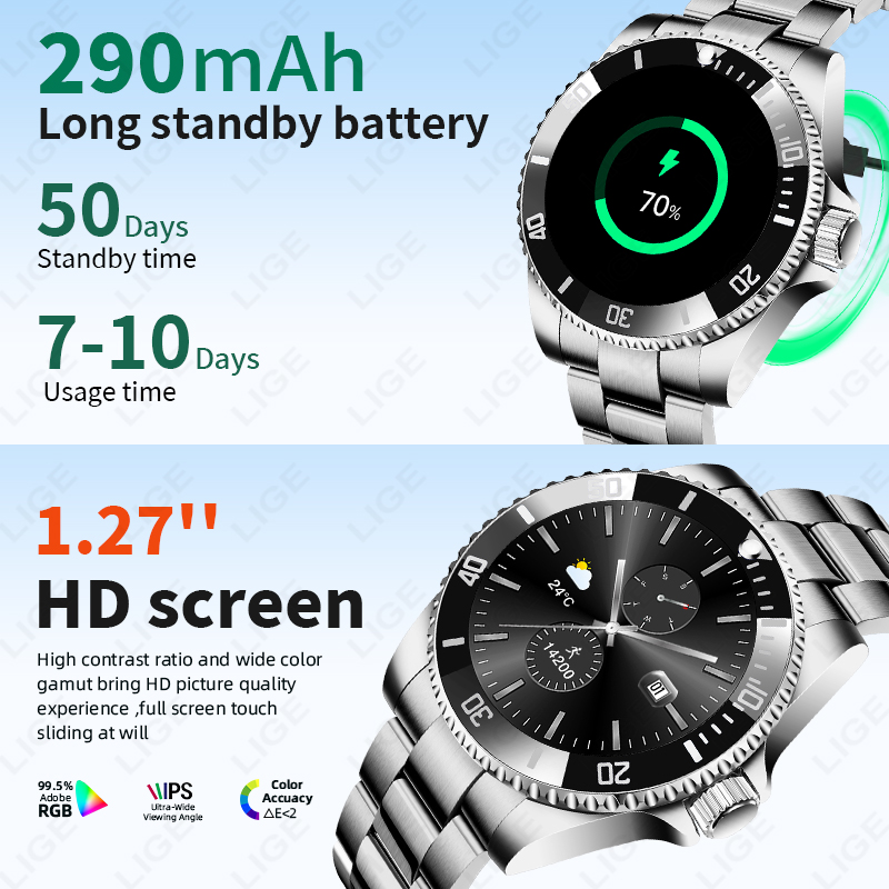 Montre connectée LIGE 2026, éc - Luxury Watch Hd avis et prix