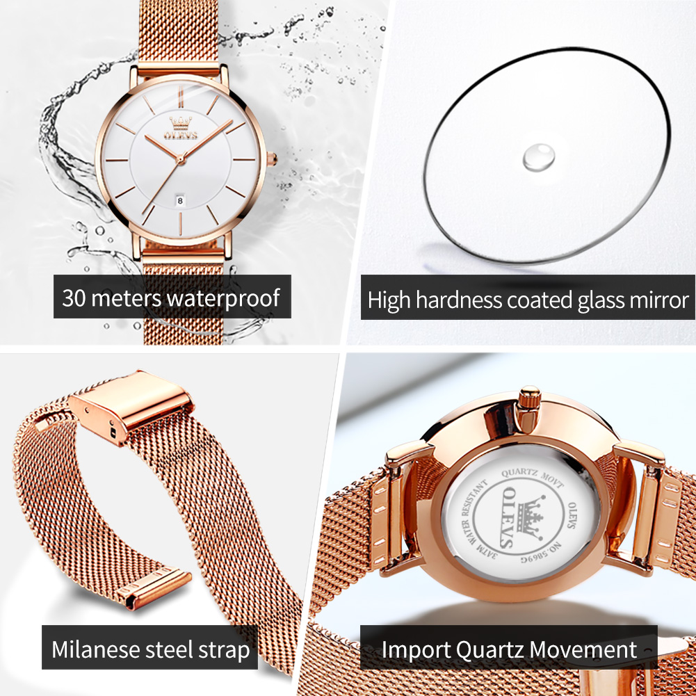OLEVS femme montre 5869 élégan - Luxury Watch Logo avis et prix