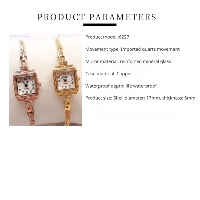 Montre carrée vintage pour fem - Luxury Watch Vintage avis et prix
