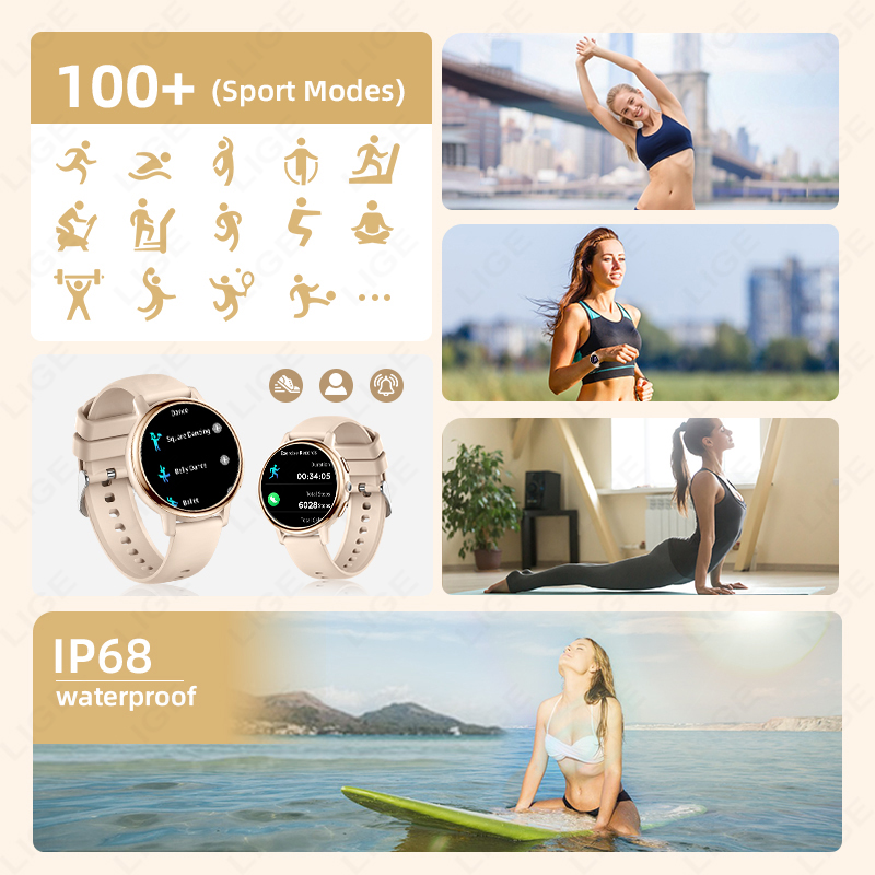 Montre connectée LIGE pour fem - Luxury Watch Hd avis et prix