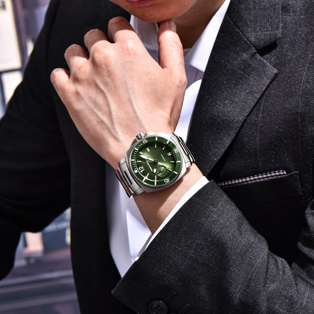 Montre pour homme PAGANI DESIG - Luxury Watch With Green Dial avis et prix