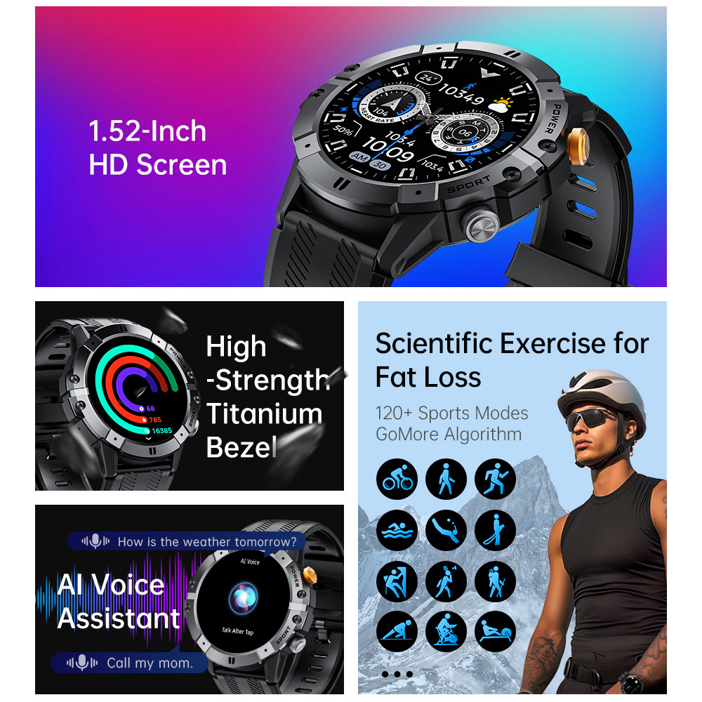 Montre connectée militaire d'e - Luxury Watch German avis et prix