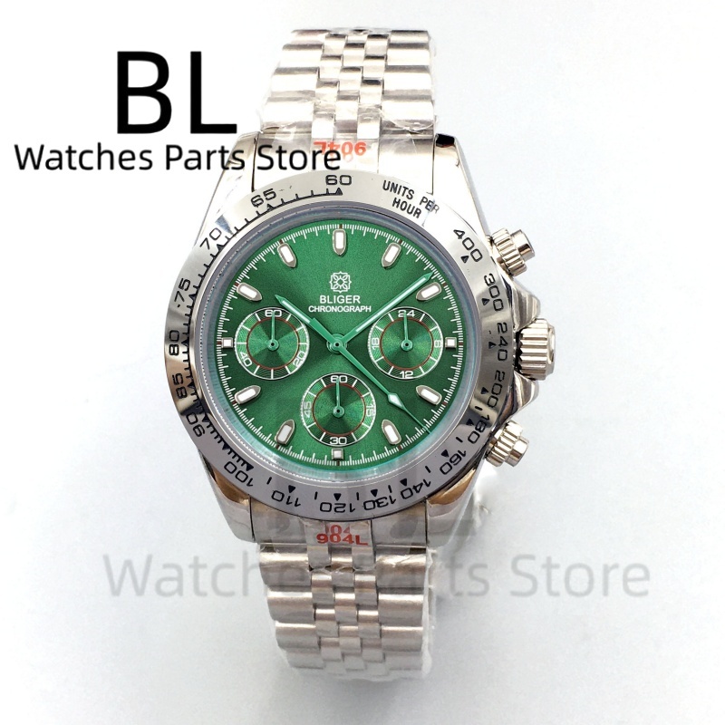 Montre pour homme BLIGER 39 mm - Luxury Watch With Green Dial avis et prix