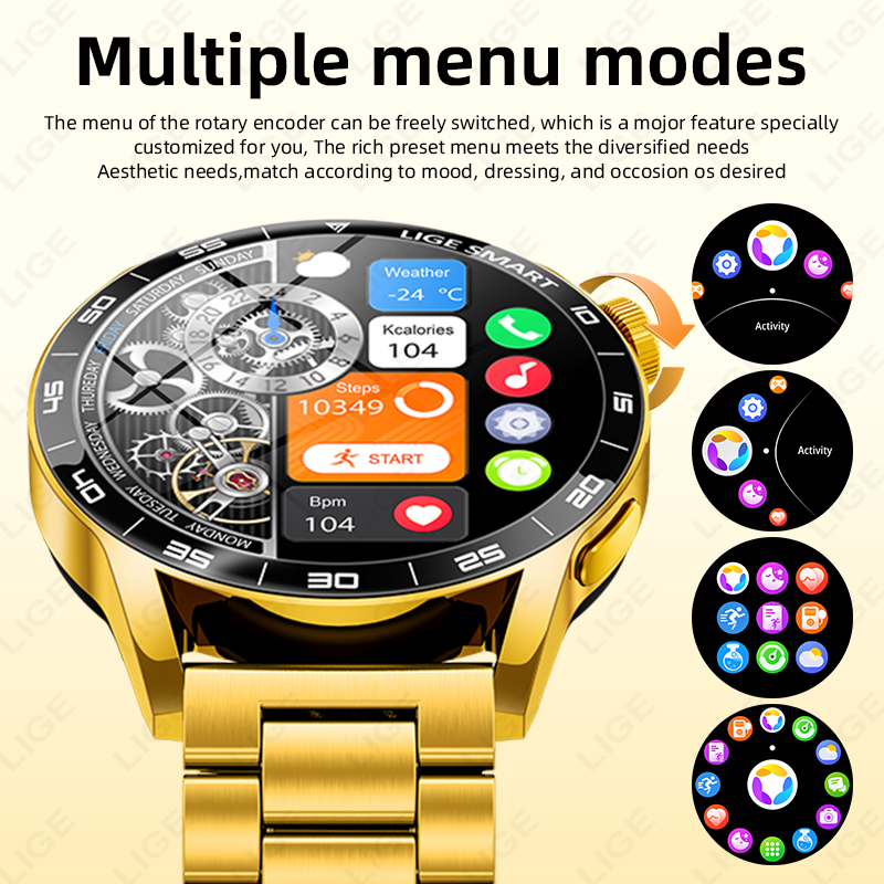 LIGE montre intelligente de lu - Luxury Watch German avis et prix