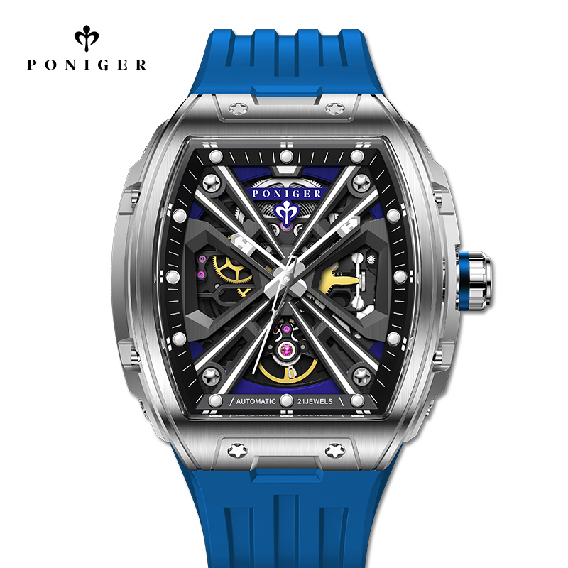 Montre mécanique automatique d - Luxury Watch On Rubber Strap avis et prix