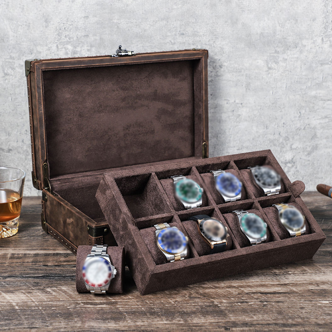 Boîte à montres en cuir person - Luxury Watch Vintage avis et prix