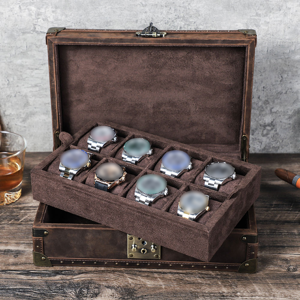 Boîte à montres en cuir person - Luxury Watch Vintage avis et prix