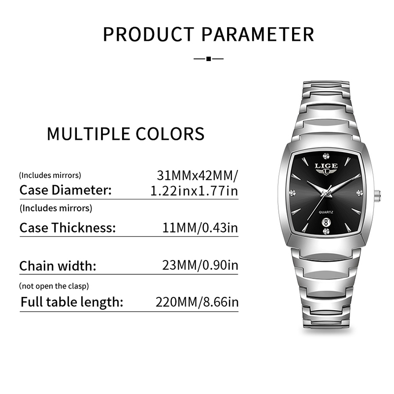LIGE montre femmes affaires lu - Luxury Watch Usa avis et prix