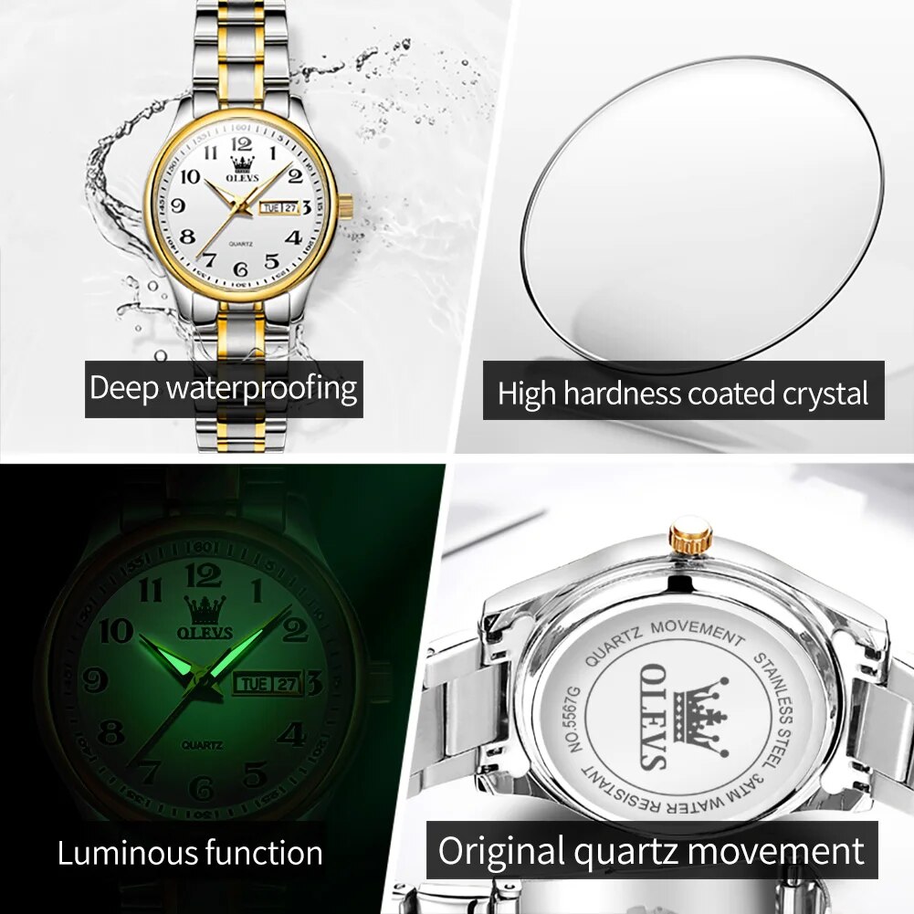 OLEVS 5567 montre à Quartz de  - Luxury Watch Logo avis et prix