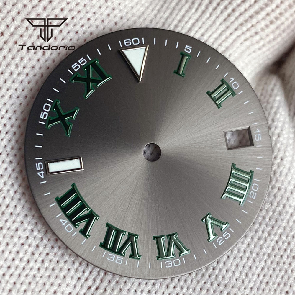Cadran de montre Sunburst gris - Luxury Watch With Green Dial avis et prix