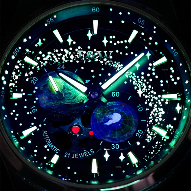 Suisse I & W montre mécanique  - Luxury Watch Hd avis et prix