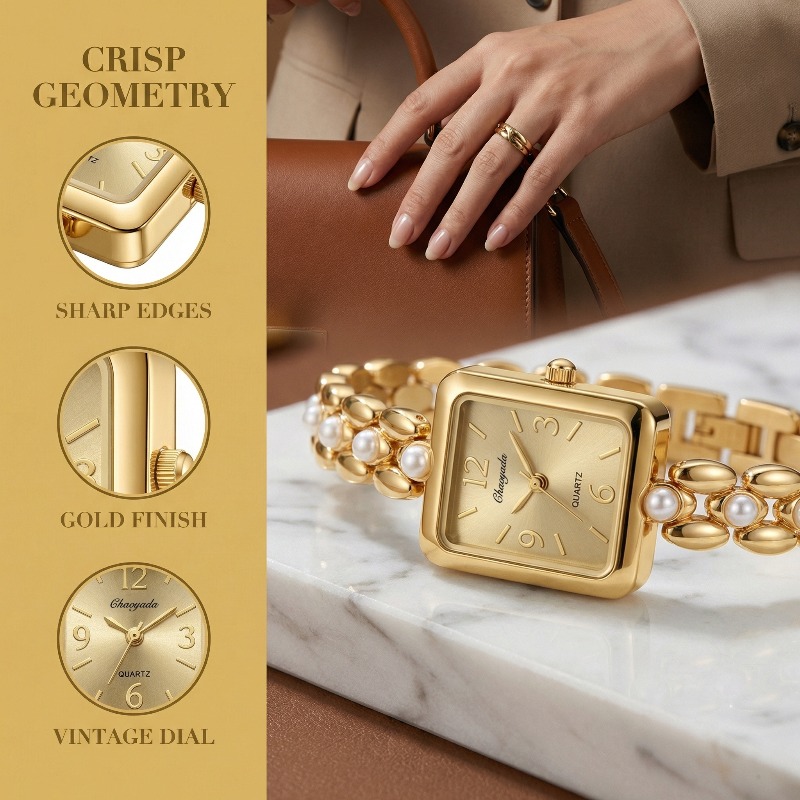 Montre de luxe dorée pour femm - Luxury Watch Vintage avis et prix