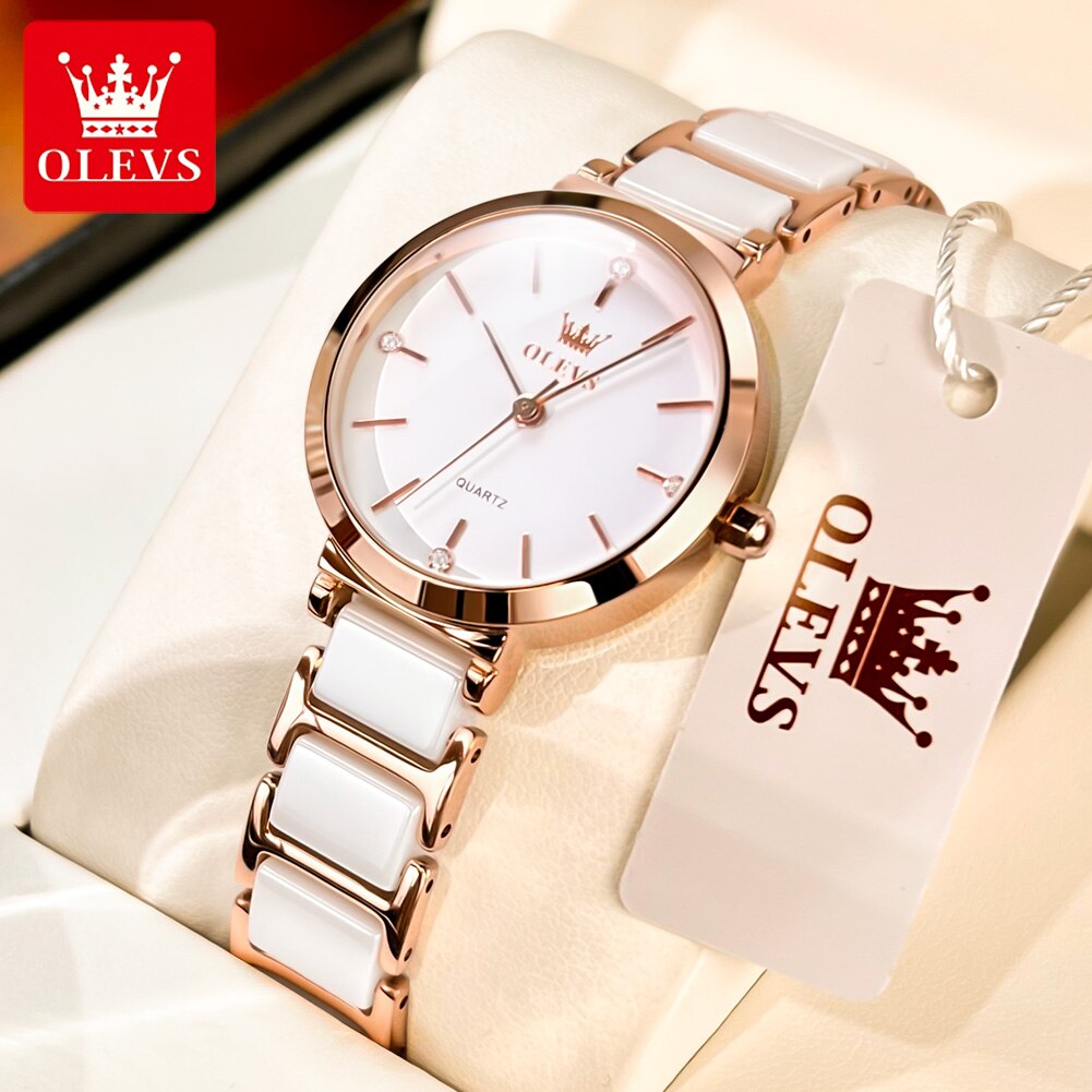 OLEVS-Montre-bracelet de luxe  - Luxury Watch Logo avis et prix