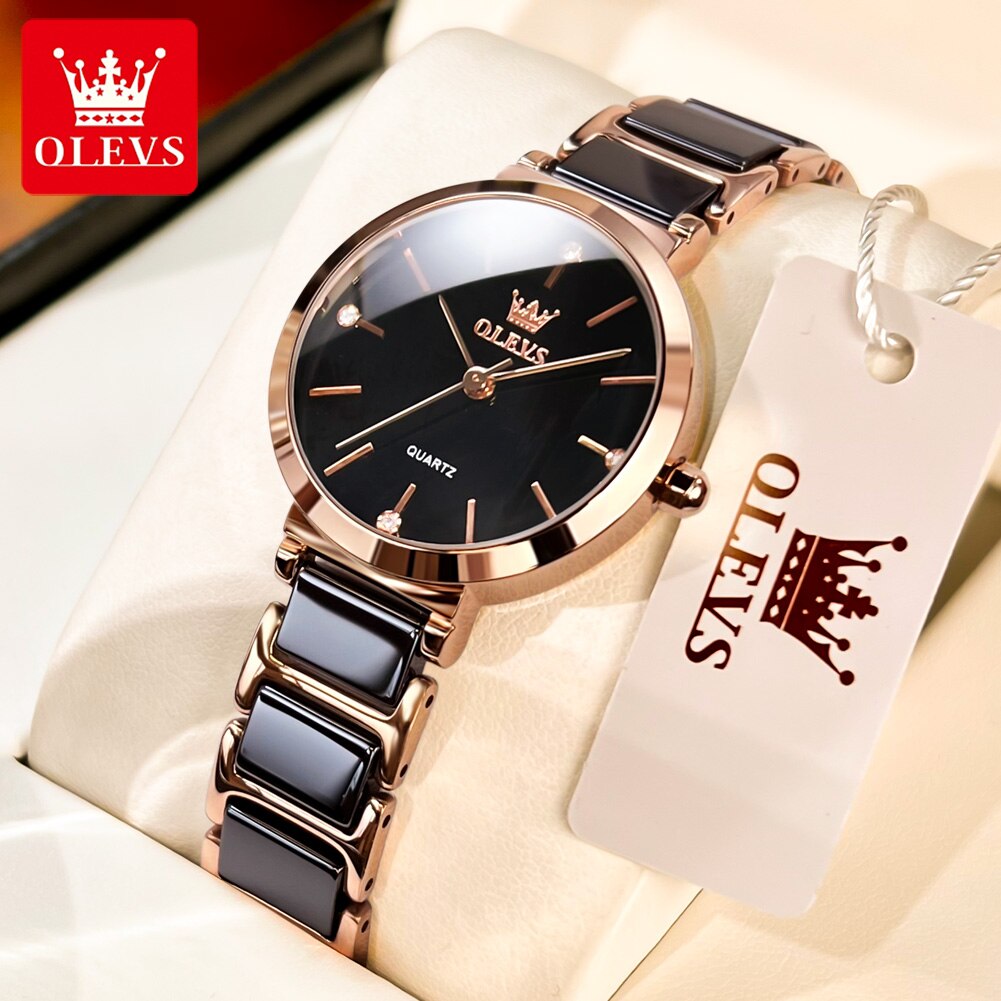 OLEVS-Montre-bracelet de luxe  - Luxury Watch Logo avis et prix