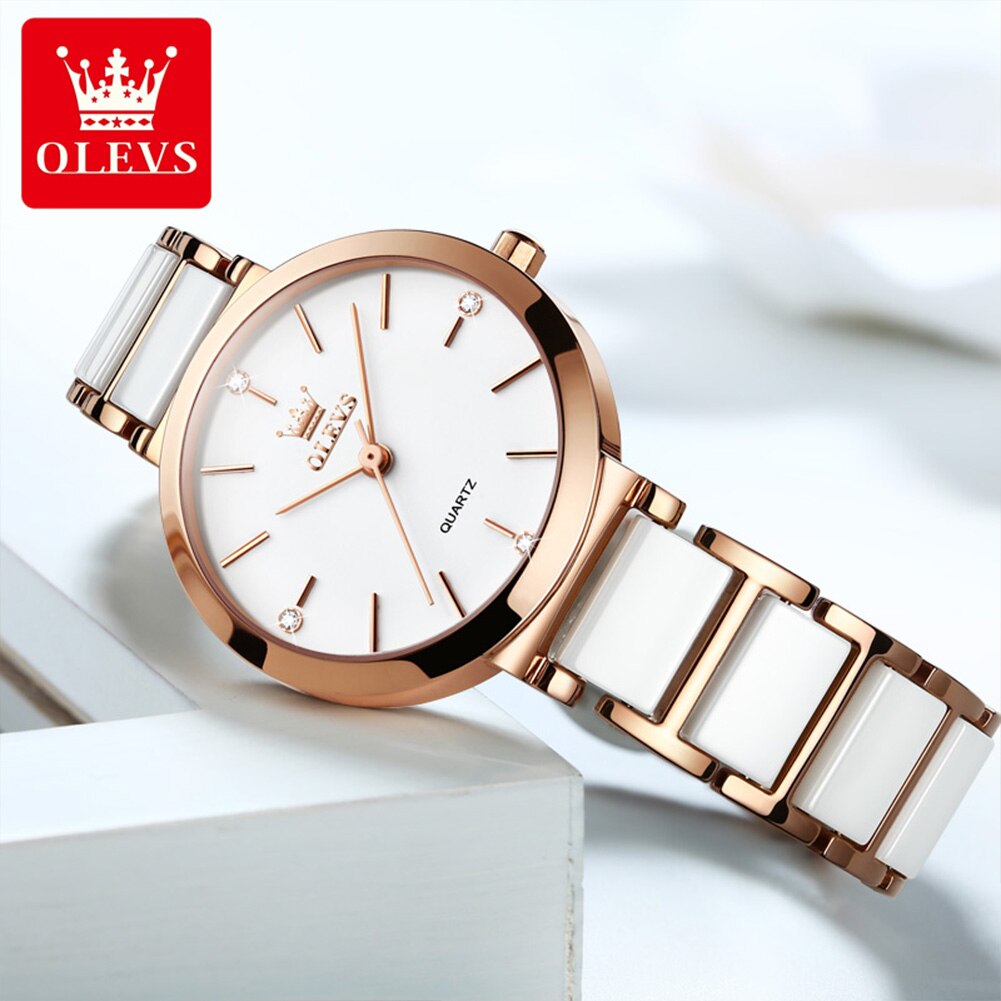 OLEVS-Montre-bracelet de luxe  - Luxury Watch Logo avis et prix
